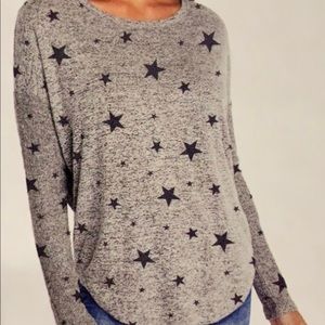 Star extremely soft long sleeve top